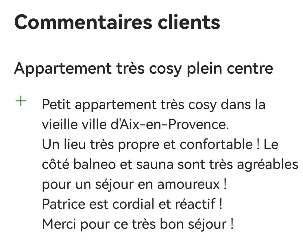 Appart Aix Sauna Jacuzzi Balneo Spa Privatifs Hyper Centre Historique Cour Interieur Aix-en-Provence Pokoj fotografie